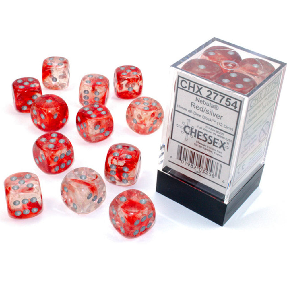 Mgławica Chessex 16 mm D6 Blok kostki