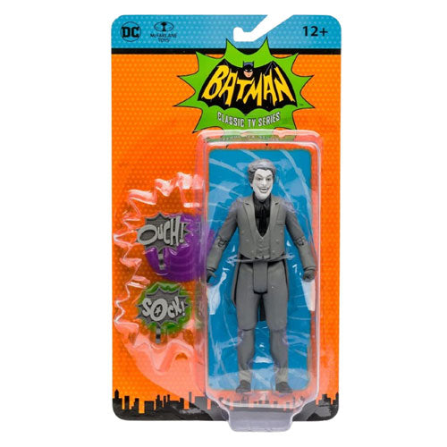 DC Retro Batman 1966 Black & White Edition The Joker Figure