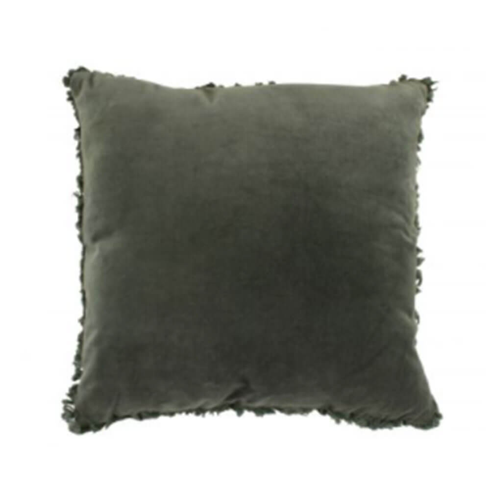 Maci Velvet ruche rand kussen (50x50x4cm)