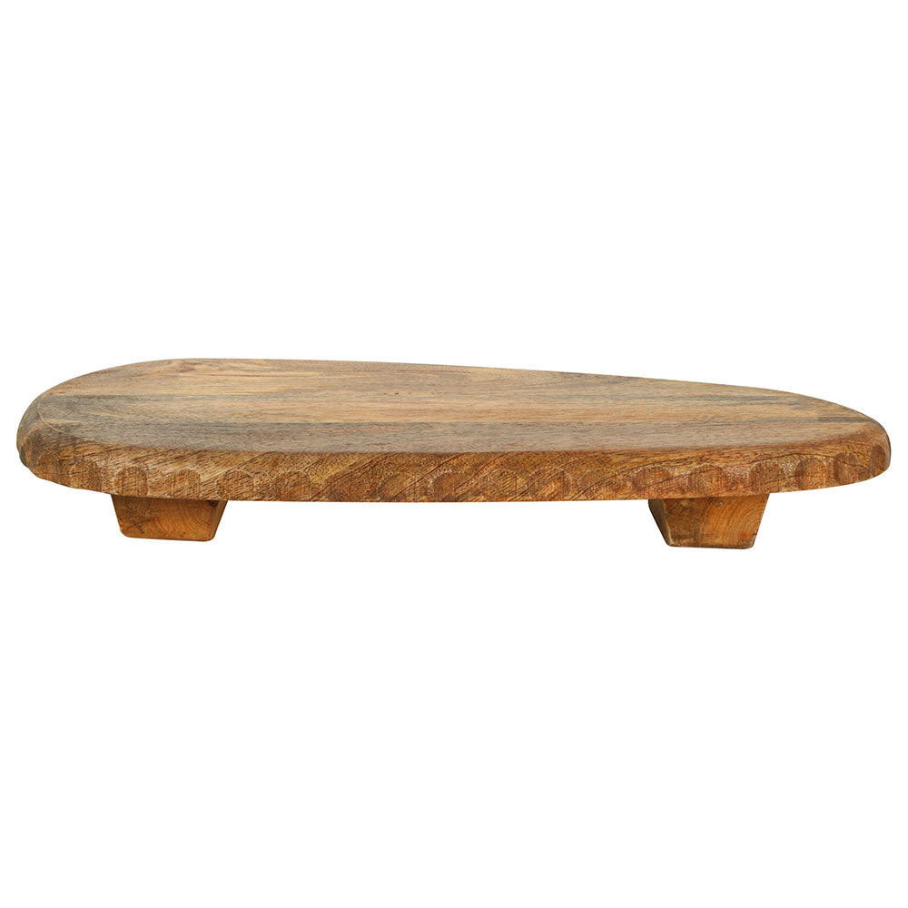 Emli Mango Wood Chopping Board Stand med ben