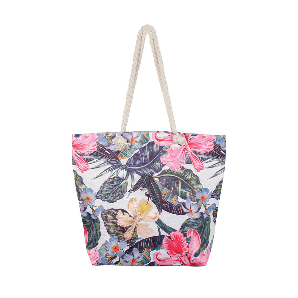 Sac de plage avec zip intérieur (50x45x15cm)