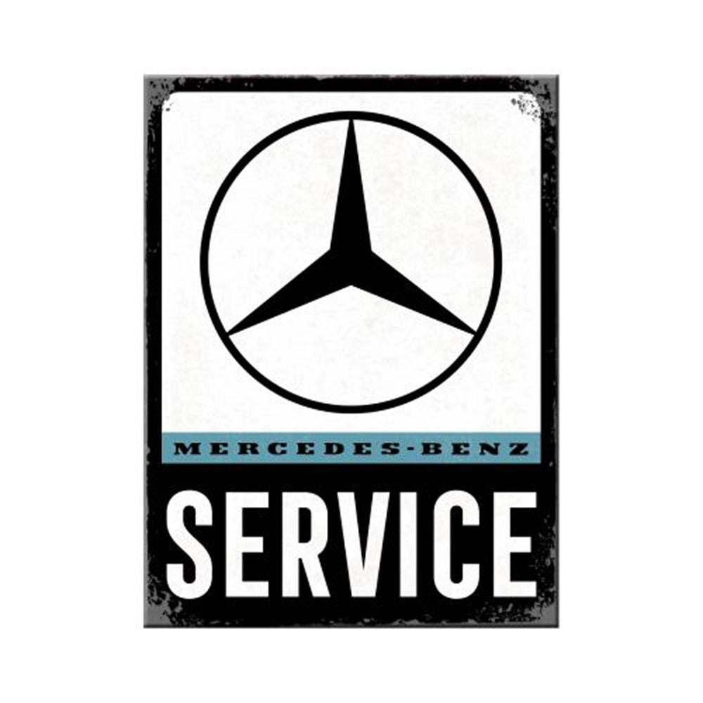 Nostalgic-Art Mercedes-Benz Service Magnet (6x8cm)