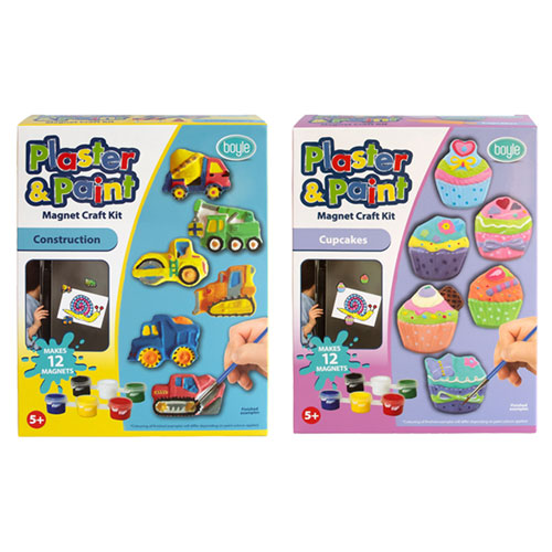 Plaster and Paint Magnet Craft Kit