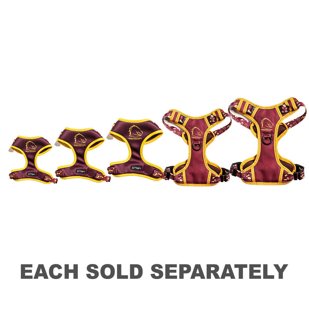 NRL Brisbane Broncos Pet Harness