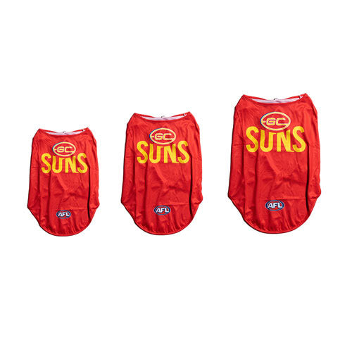 AFL Gold Coast Suns Pet Jersey