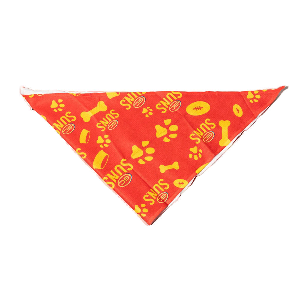 AFL Gold Coast Suns Pet Bandana