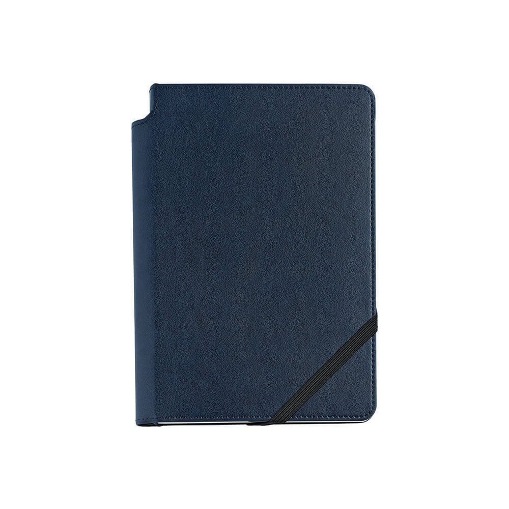 Cross Medium Stipped Leather Journal (blauw)