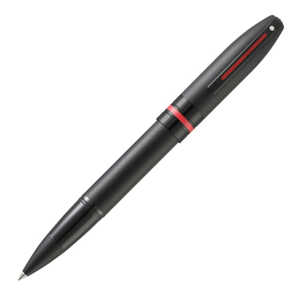 Ikon Rollerball Pen m/ blank sort PVD -trim