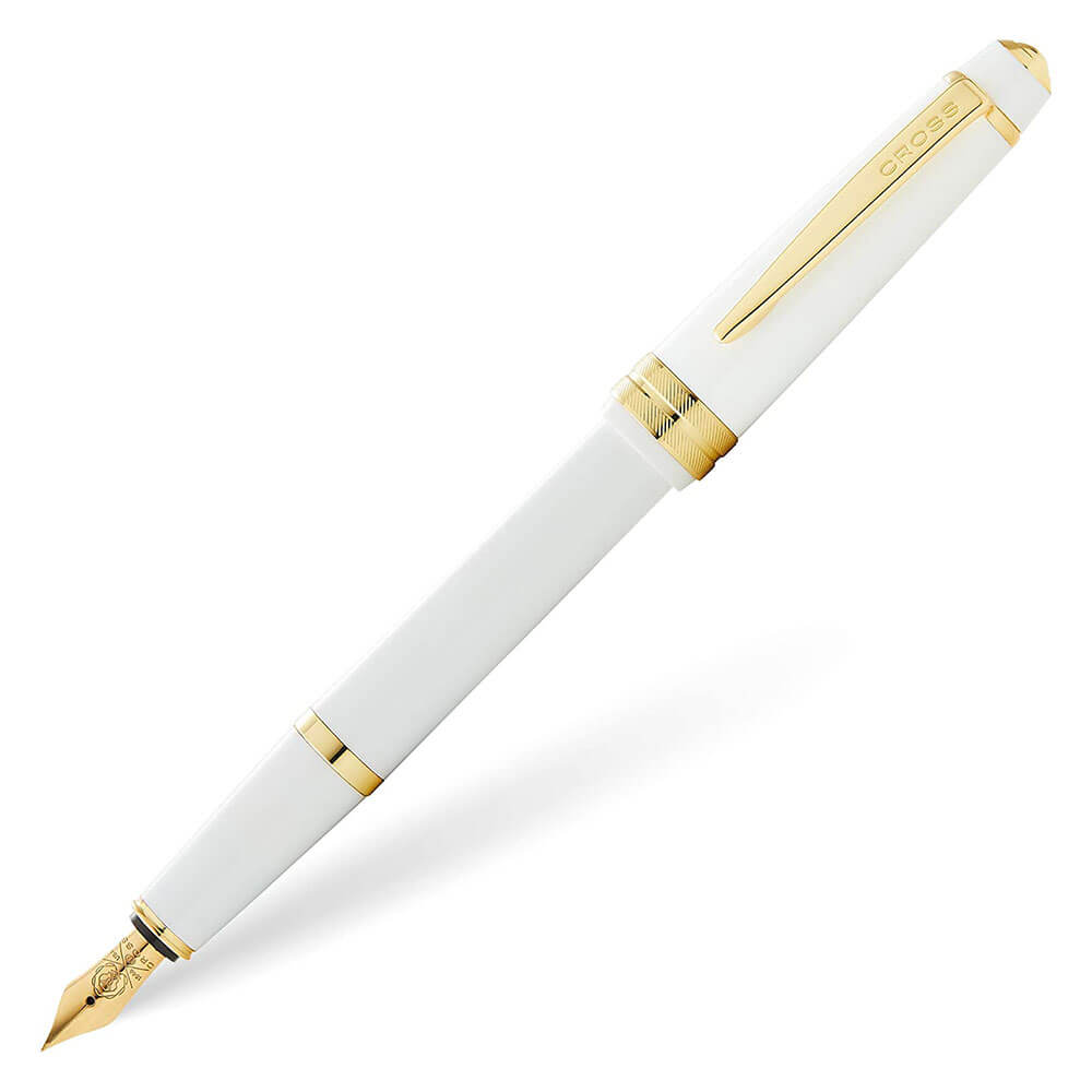 Cross Bailey Light Gloss Fountain Pen (blanco/oro)