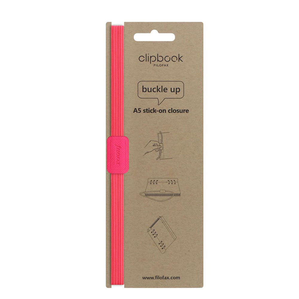 Filofax Saffiano A5 Elastisk clipbook