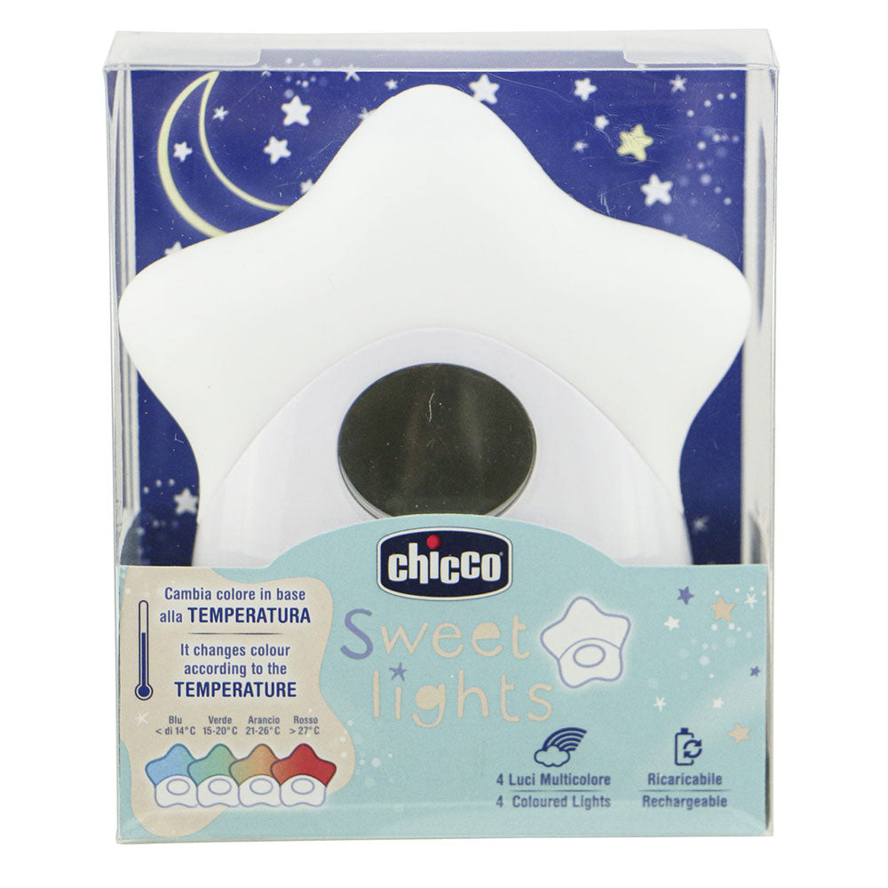 Chicco Star Night Light USB Termômetro