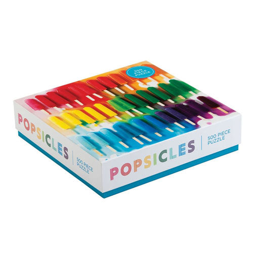 Galison Rainbow Popsicles Puzzle 500pc