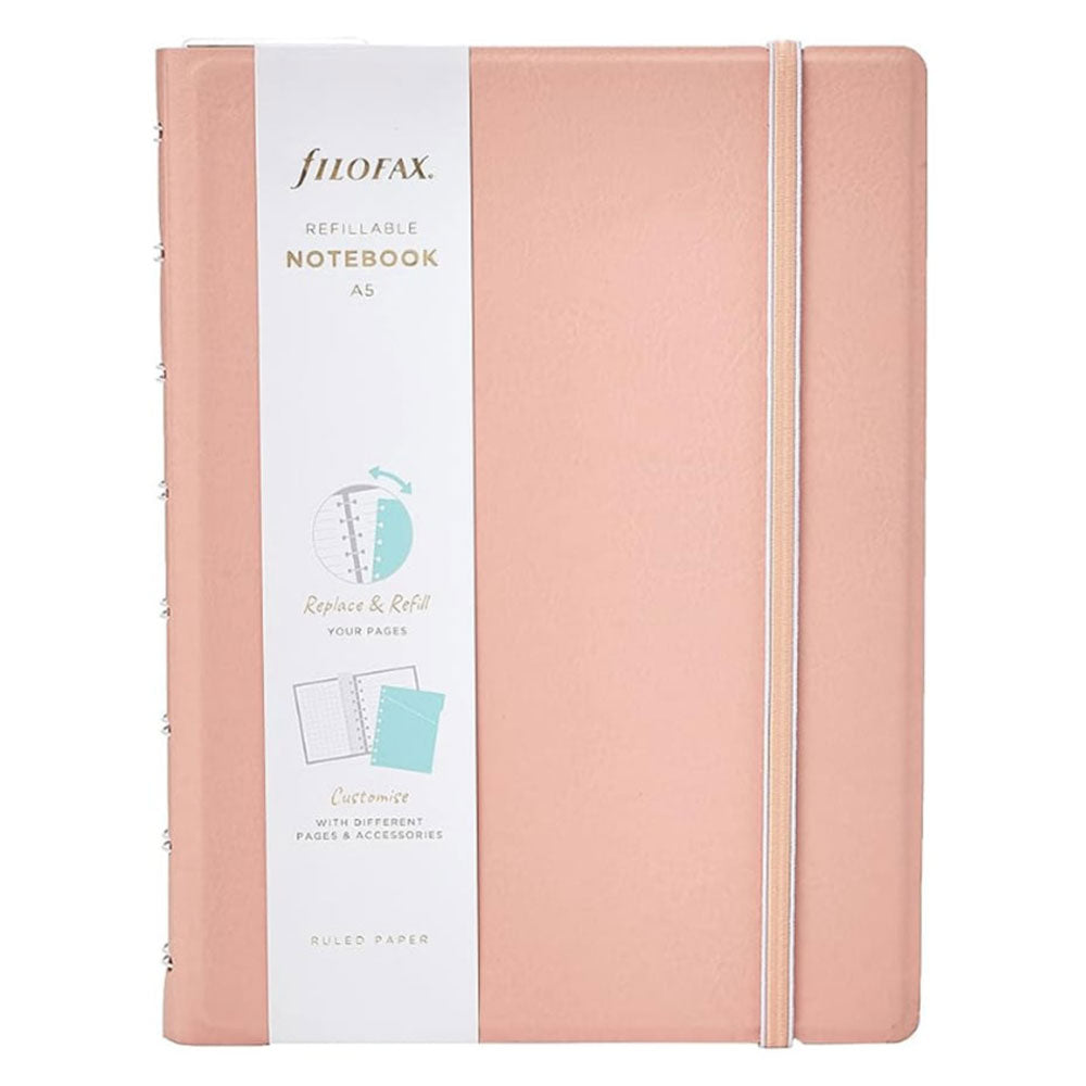 Filofax pastell A5 styrde anteckningsbok