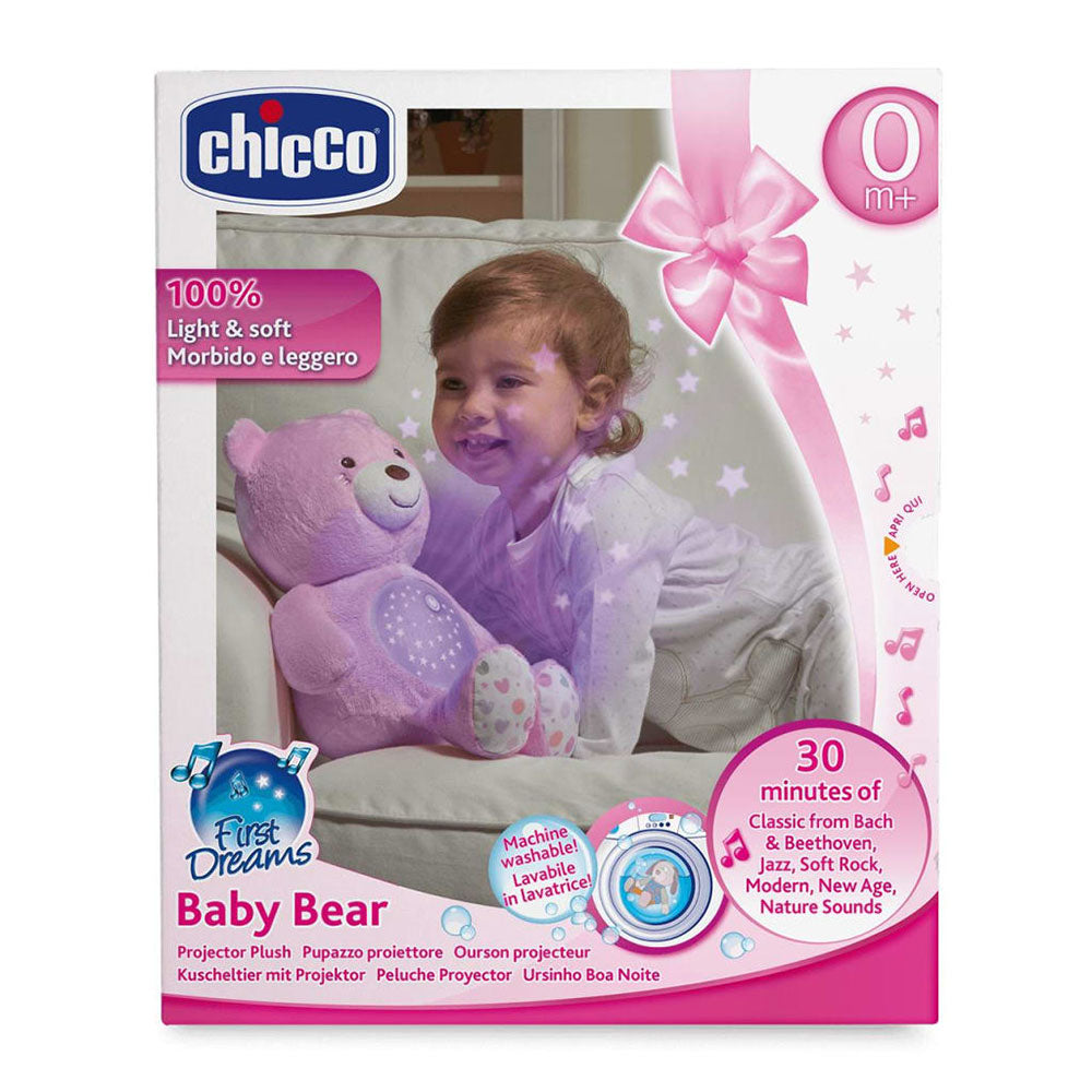 Chicco bebê urso musical luxuoso