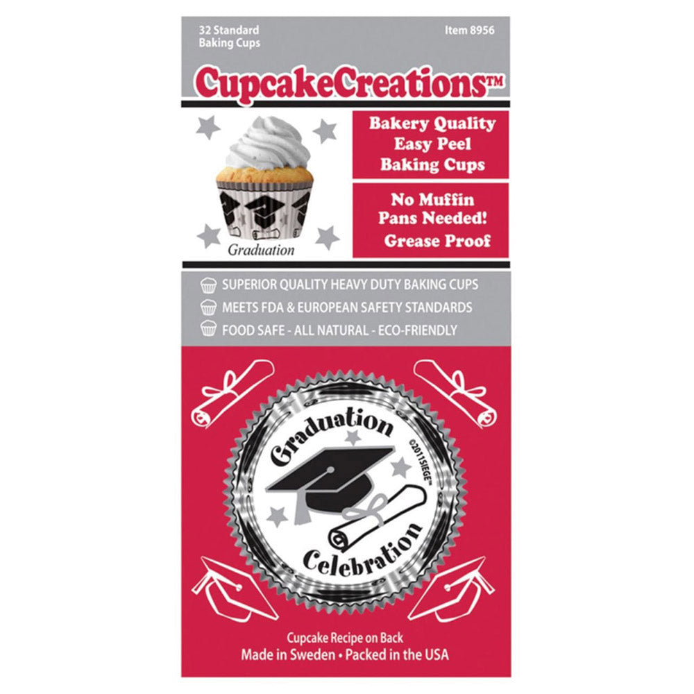 Standard Graduation Cupcake Cups 32pk