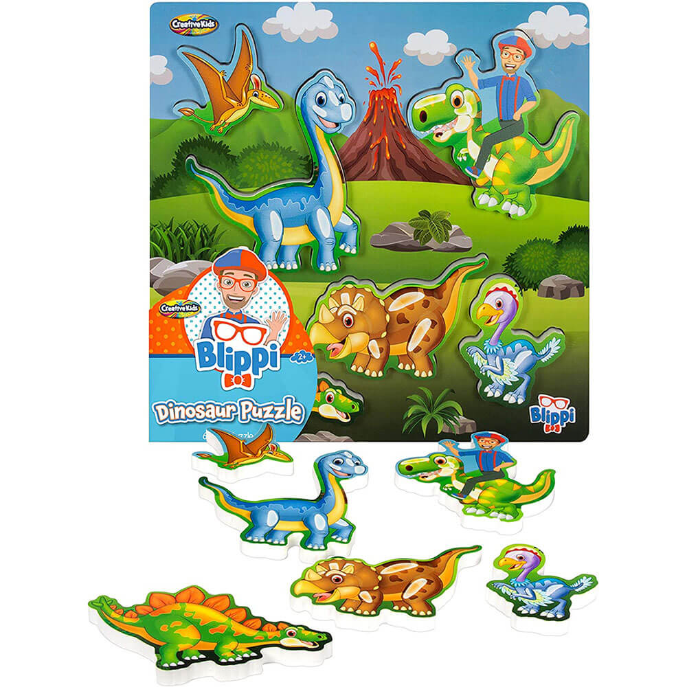 Blippi grand puzzle en bois