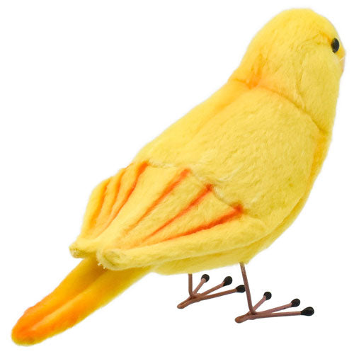 Realistic Canary Bird Plush Toy 13cm (Yellow)