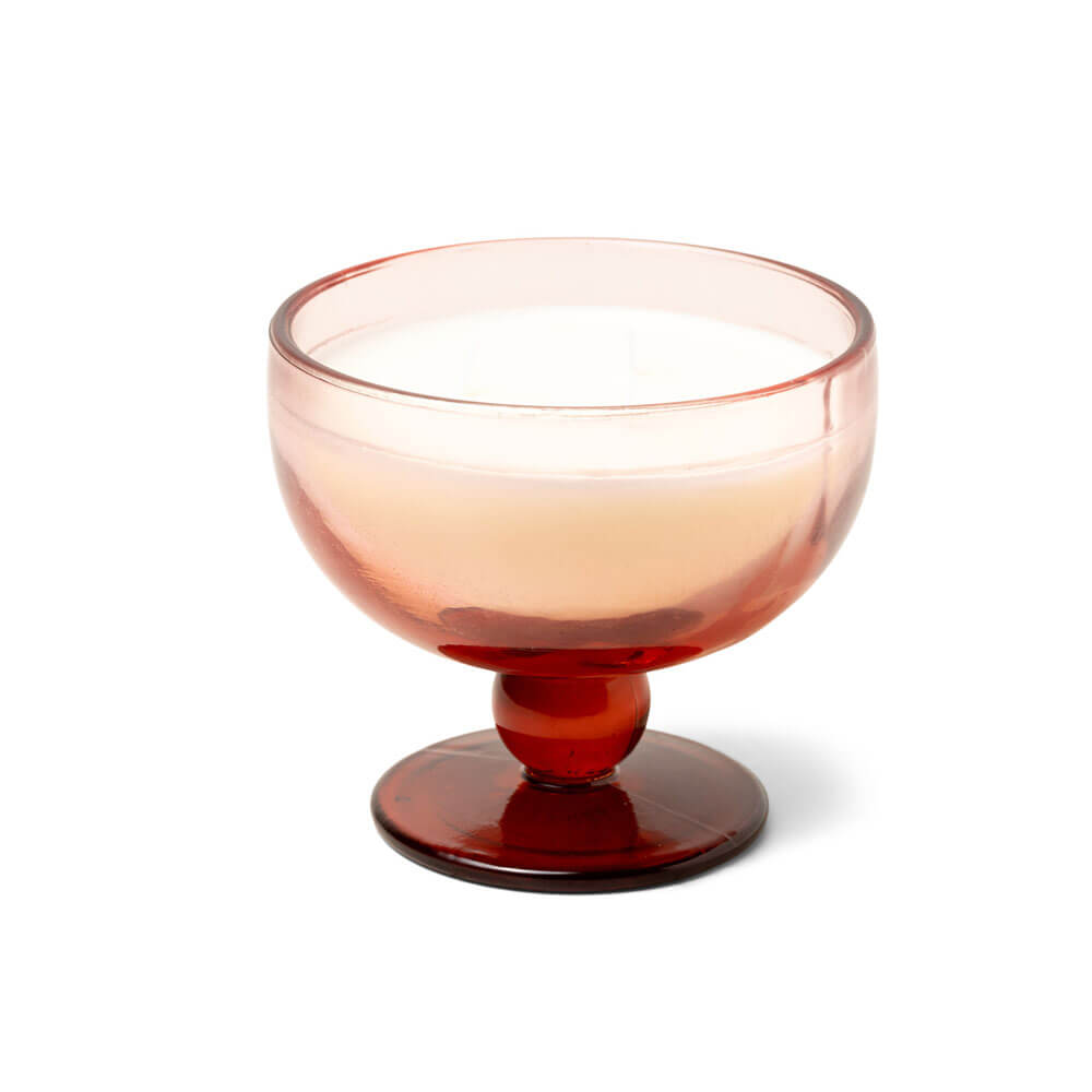 Bougie gobelet en verre teinté 6oz