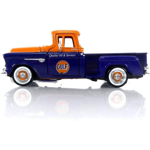 1955 Chevy 5100 Stepside Gulf Livery 1:24 Scale