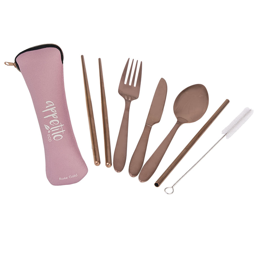 Appetito S/Steel Traveler's Cutlery Conjunto