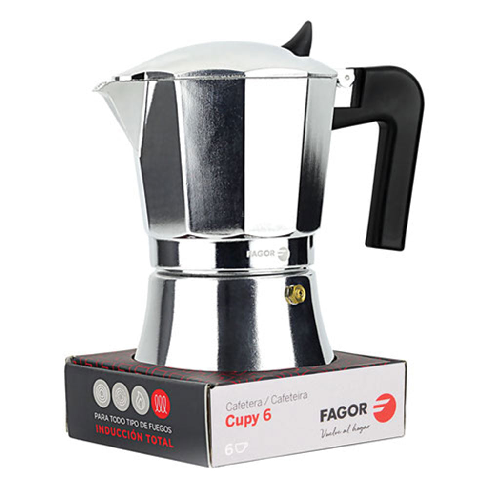 Fagor koppar aluminium espresso maker