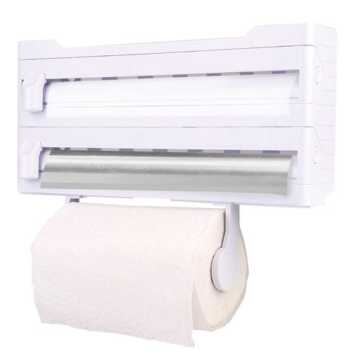 Appetito Wall Mount Kitchen Roll Dispenser (White)