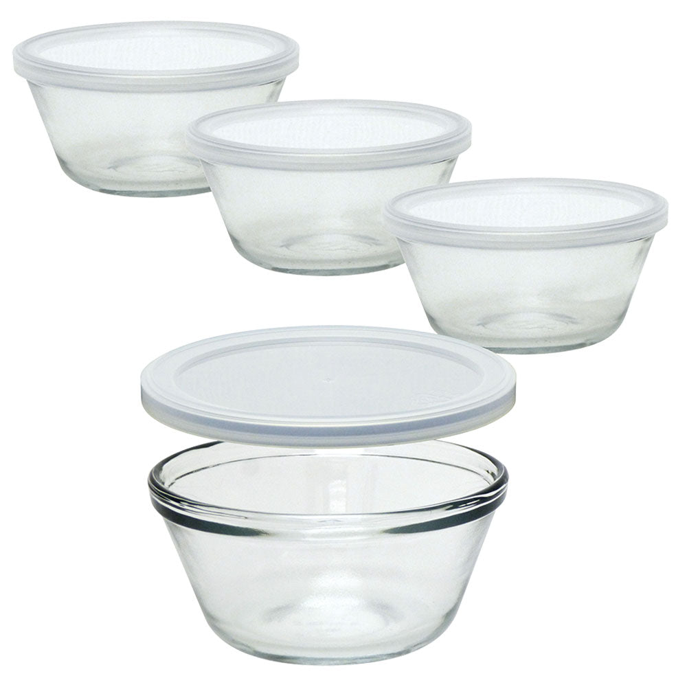 Kitchen Classics Custard Cups with Lids (Set of 8)