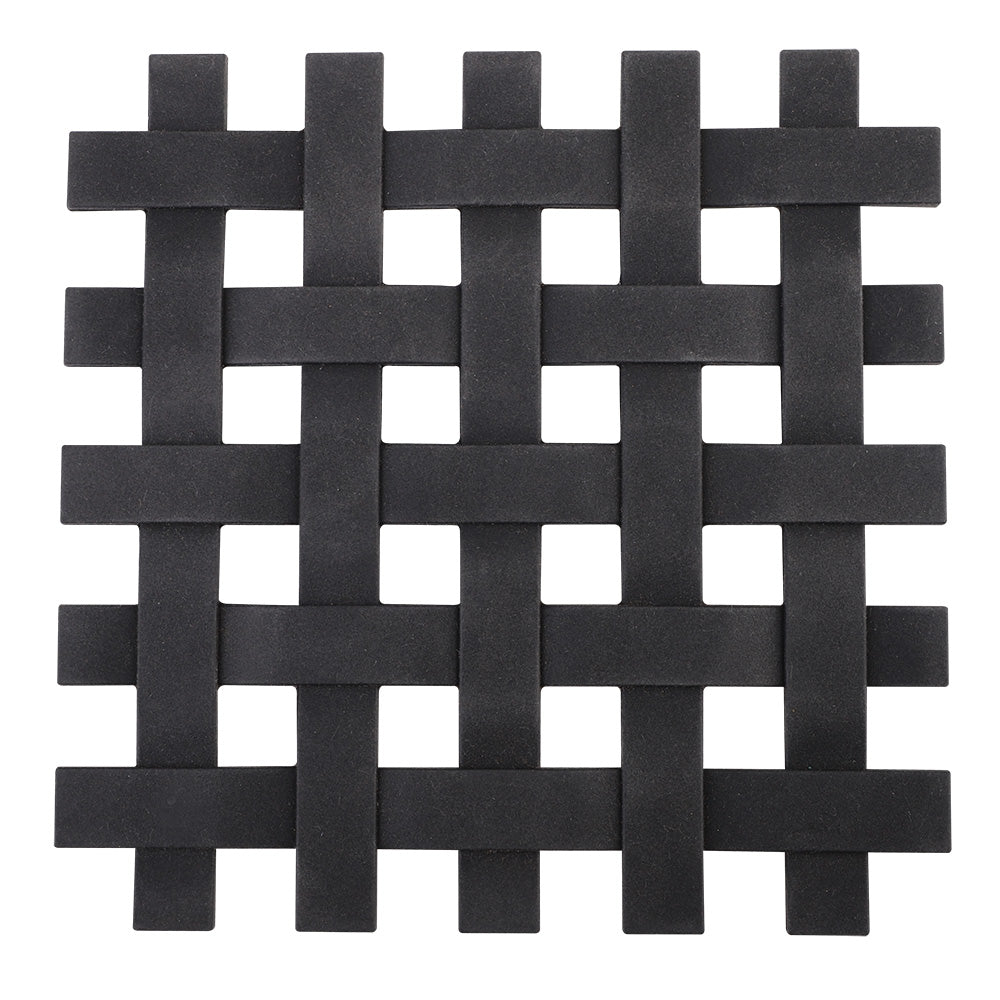 Appetito Silicone Lattice Trivet 17.5x17.5cm (Black)