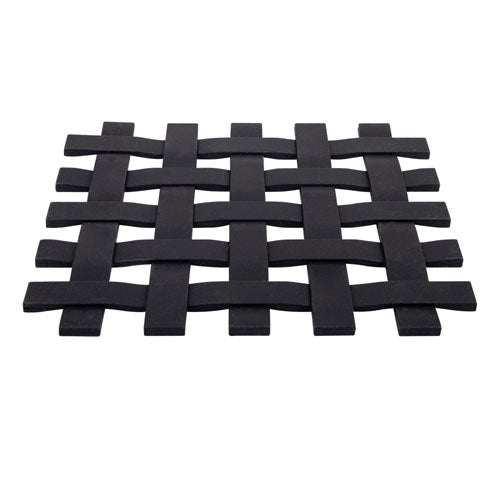 Appetito Silicone Lattice Trivet 17.5x17.5cm (Black)