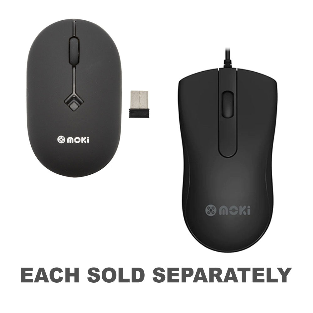 Moki USB Optical Mouse (Black)