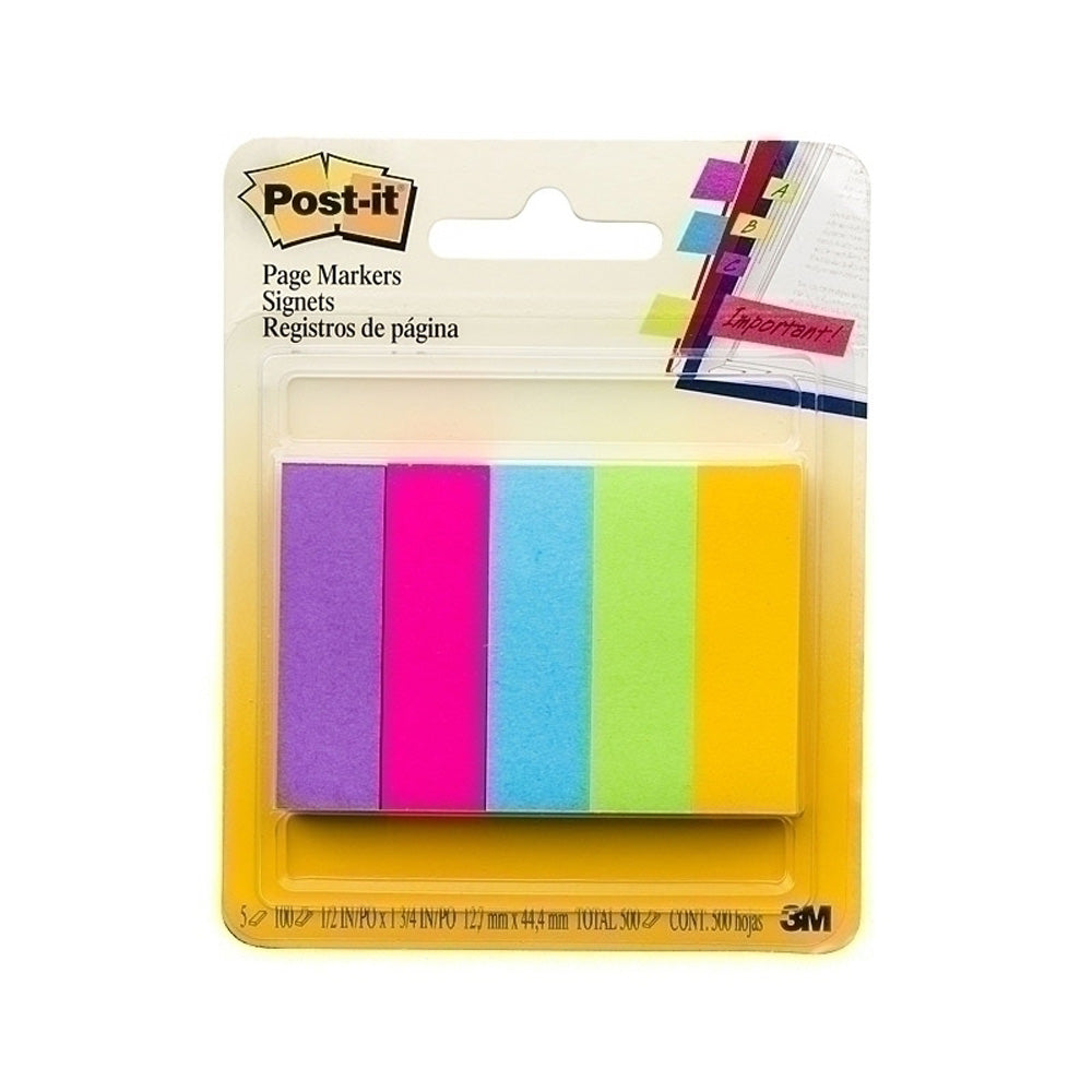 Marqueurs de page post-it (13x45 mm)