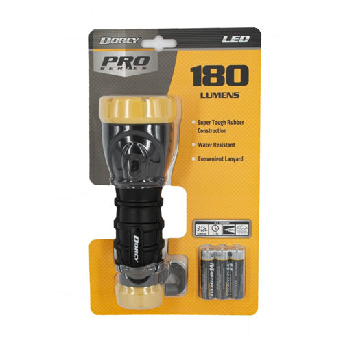 Dorcy Pro Series 180-Lumen LED Rubber Torch