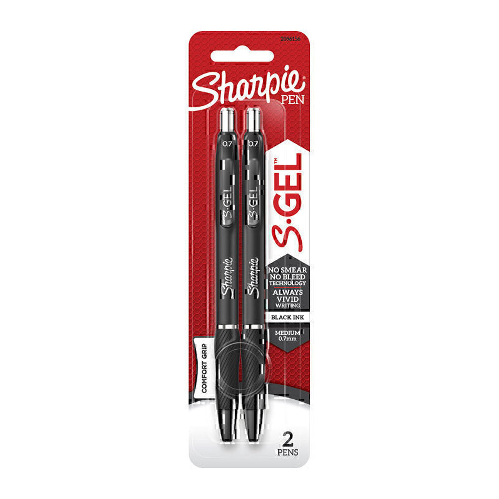 Sharpie Pen en gel retráctil 0.7 mm 2pk (caja de 6)