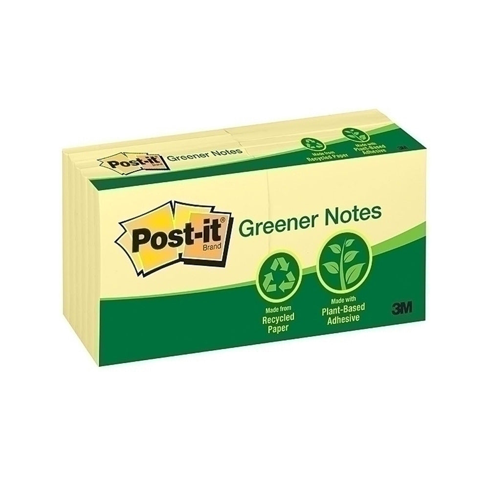 Post-it Greener Notes 12pk (amarelo canário)