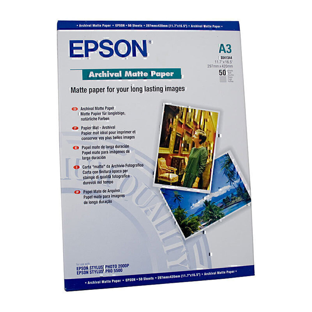 Arquivo Epson Papel Matte 50pc