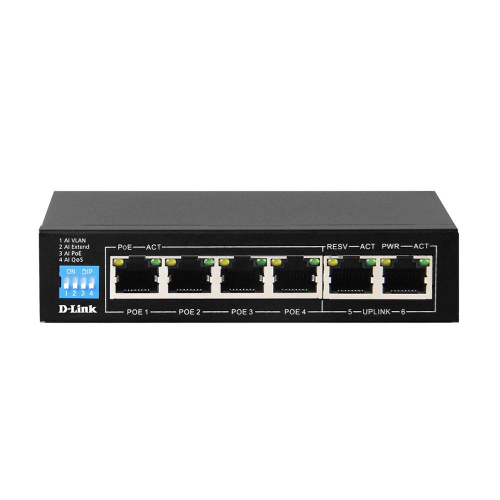 D-Link Gigabit Poe Switch z 2 portów łącza w górę