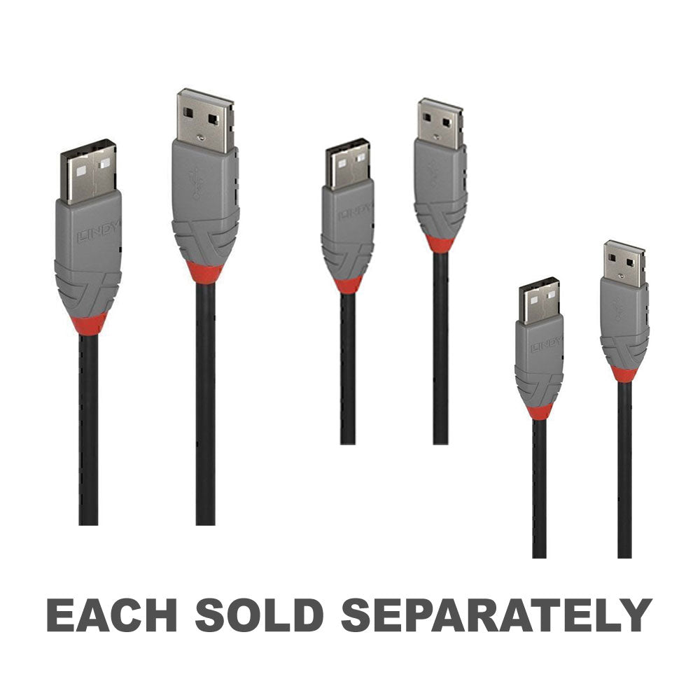 Lindy USB-A 2.0 Cable Anthra Line