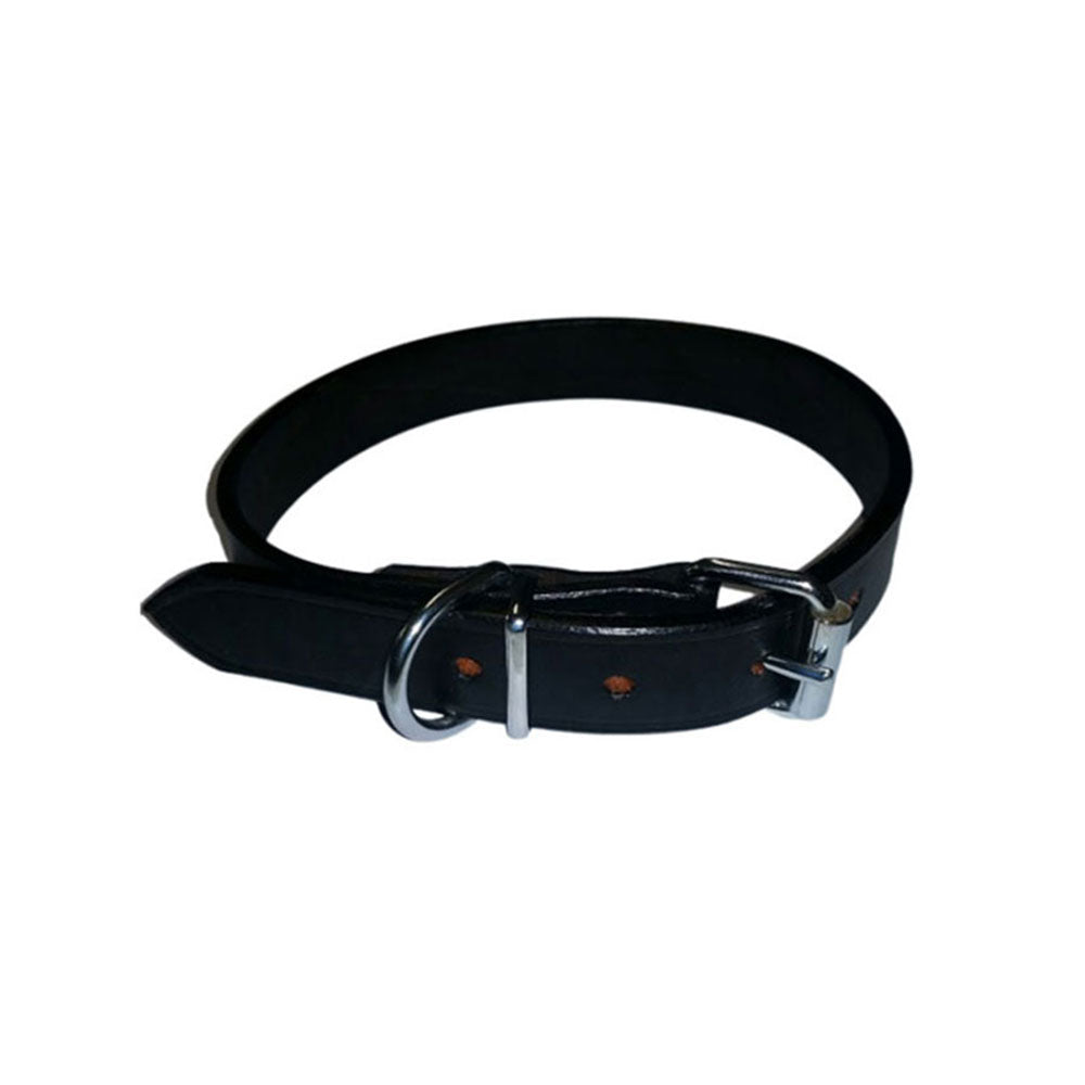 Leather Plain Collar (Black)