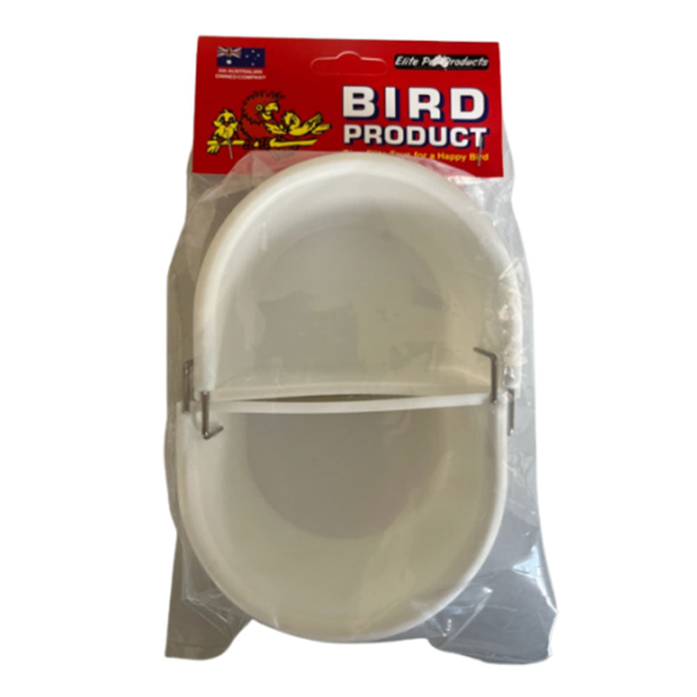 Alimentador de pájaros de plástico de élite para mascotas 2pk