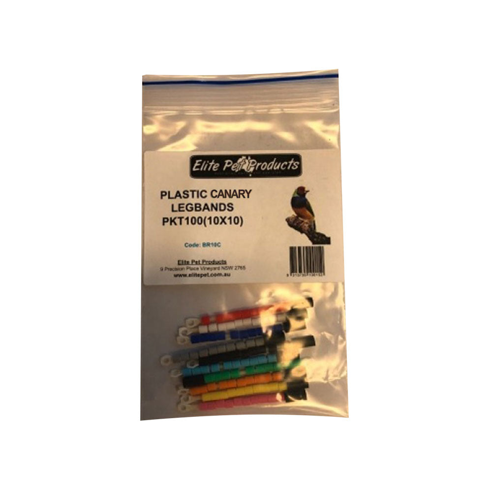 Elite kjæledyr plastben ring 100pk