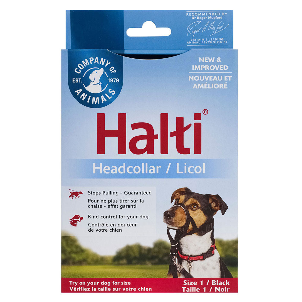 Halti Dog Head Collar（黒）