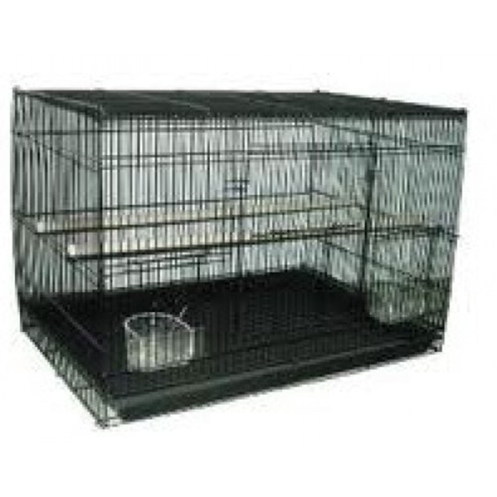 Bird Flight Cage med skillelinje (sort)