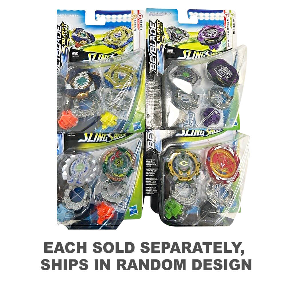 Burst Turbo Beyblade Slingshock double pack