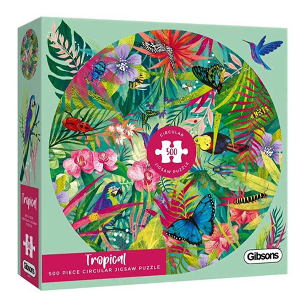 Gibsons Tropical Circular Jigsaw Puzzle 500pcs