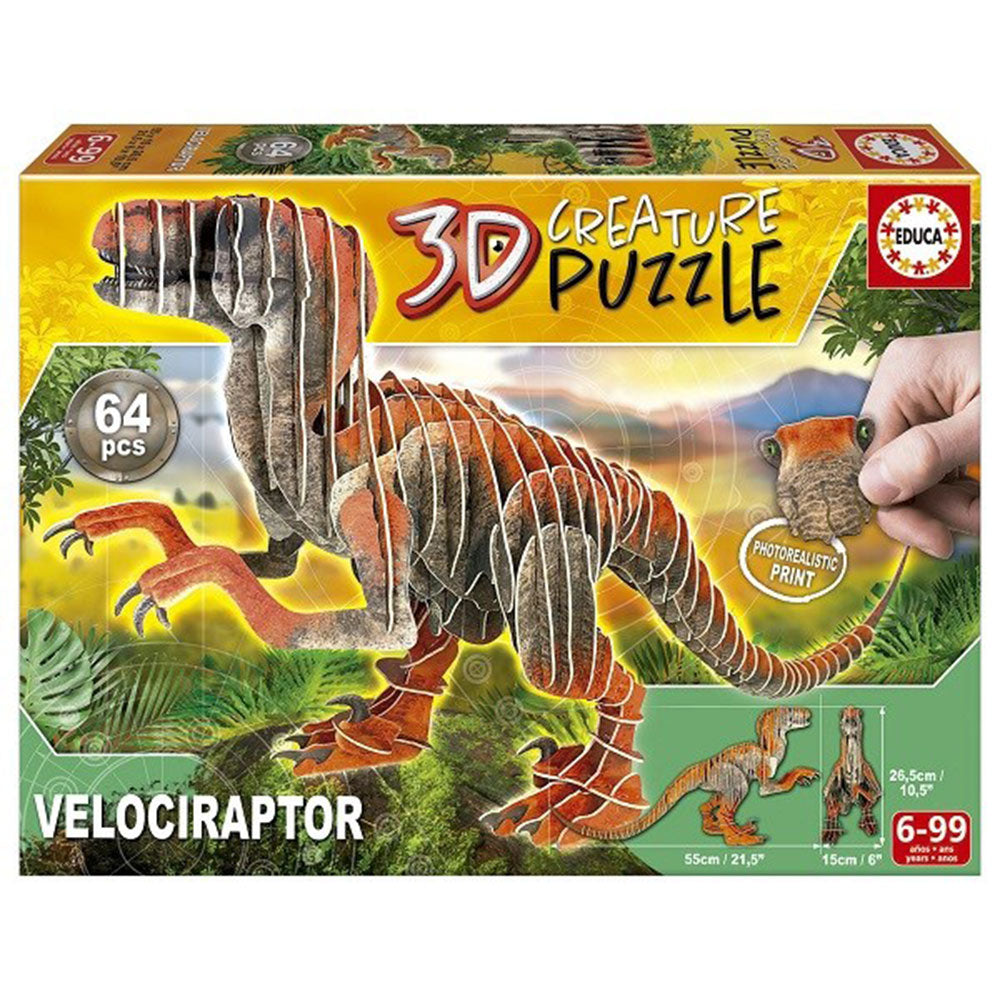 Educa 3d Creature Dinosaur Puzzle