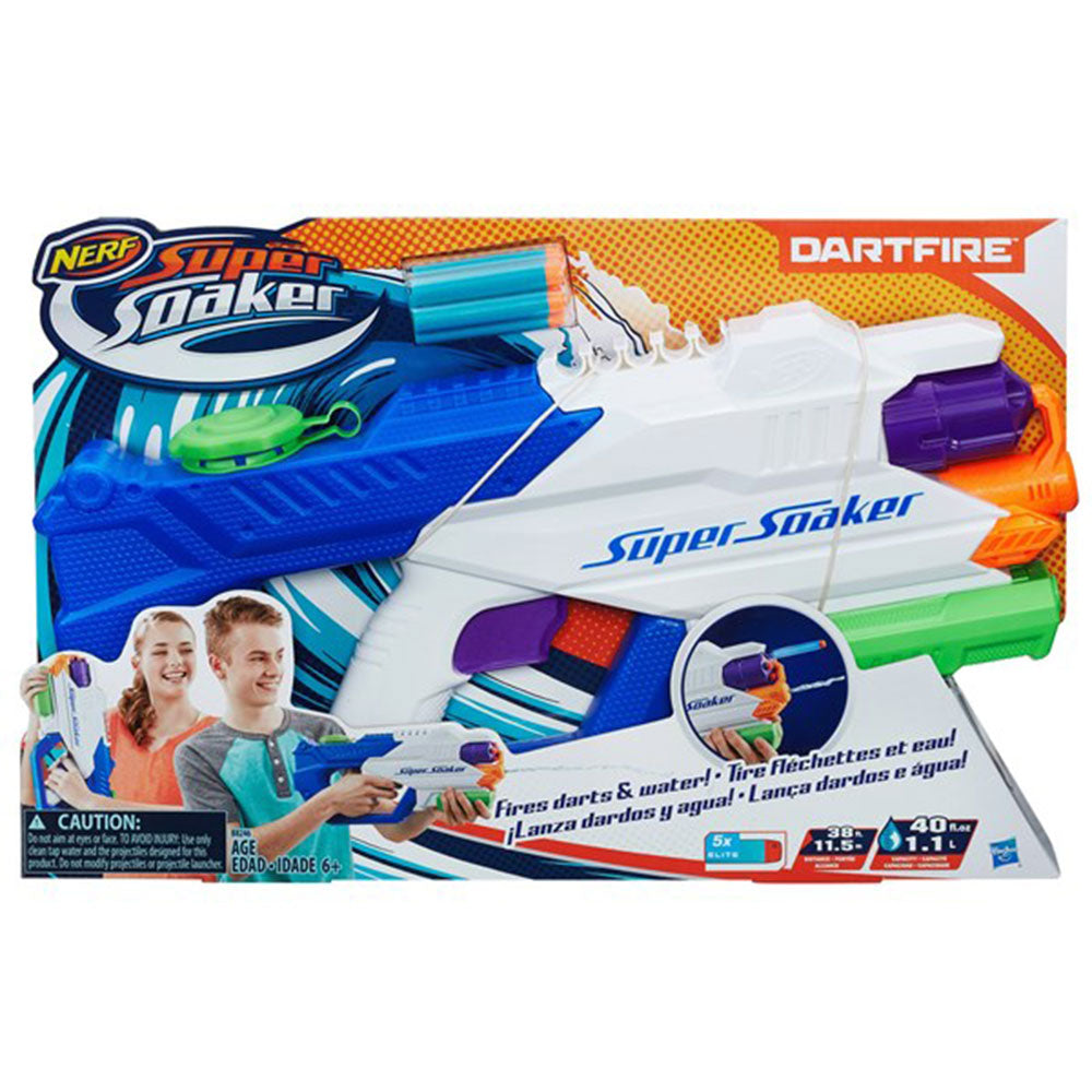 Nerf Super Soaker Dart Fire Water Blaster