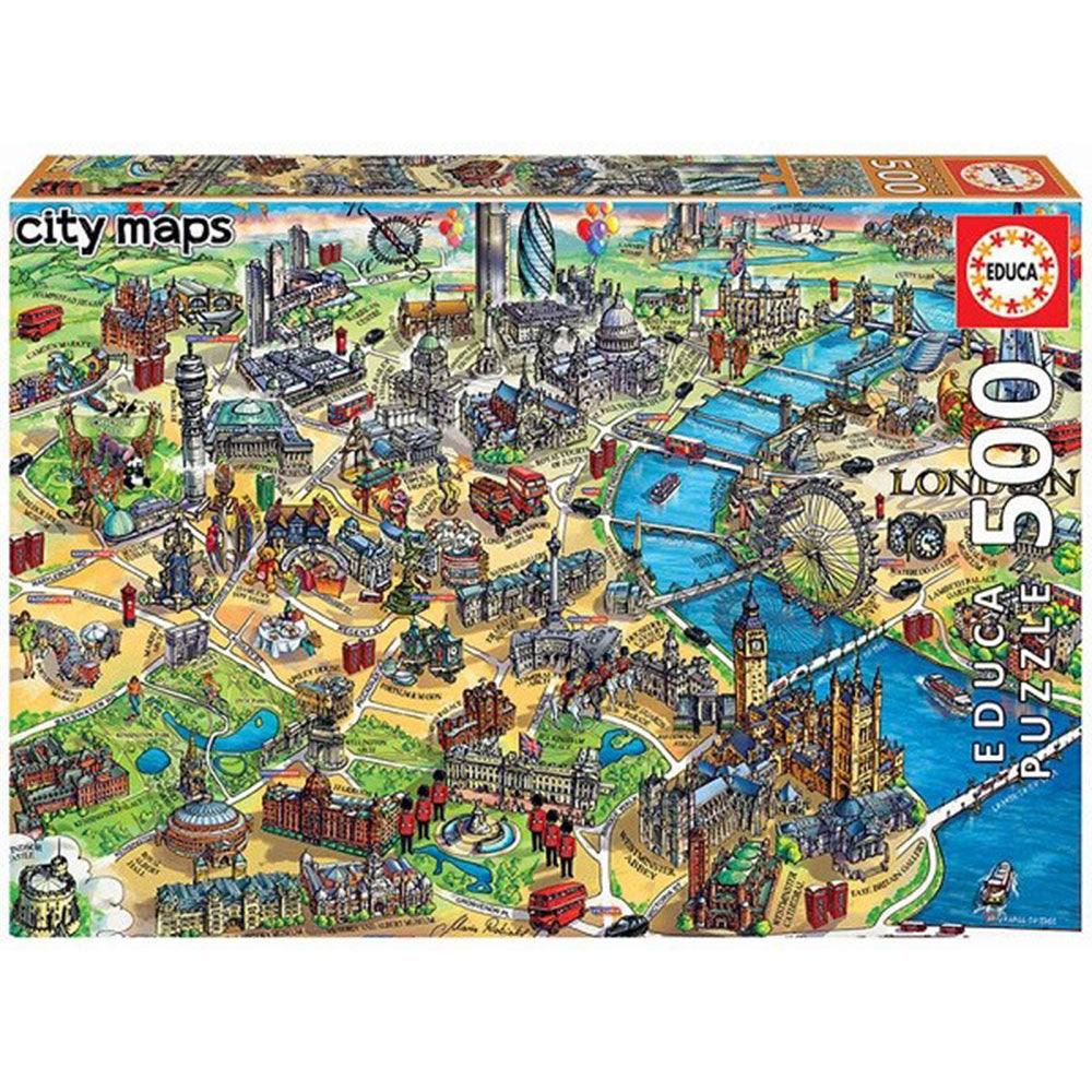 Educ Map Jigsaw Puzzle 500pcs