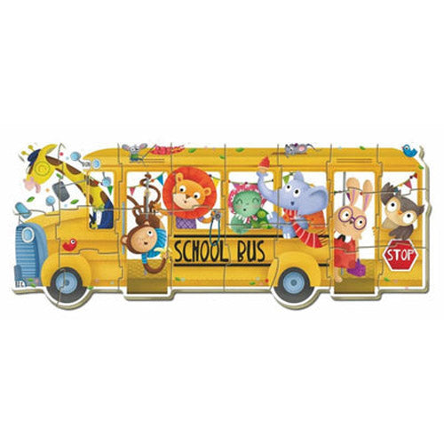 Animal School Bus Baby Puzzle