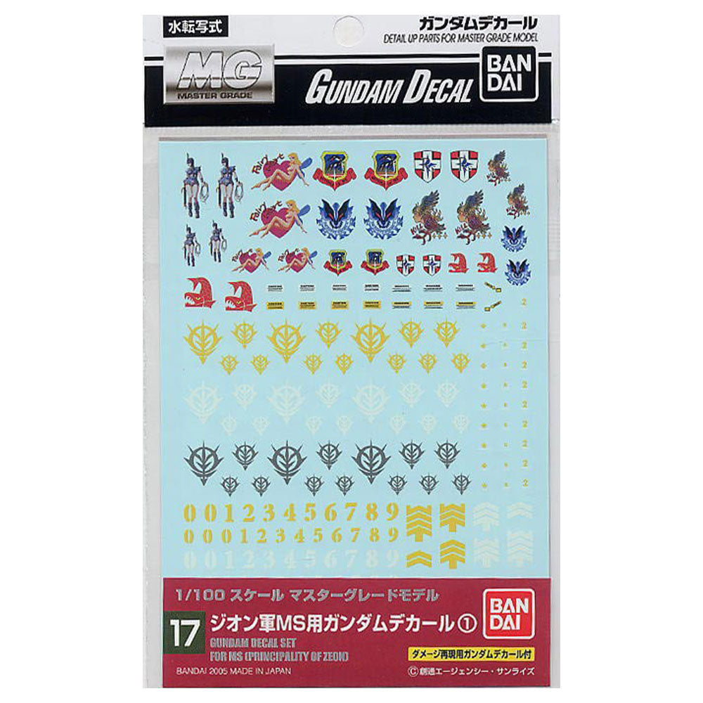 Decal multi-usage Gundam Master Grade