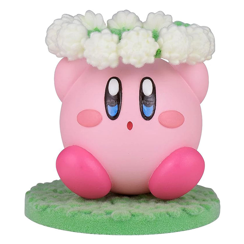 Kirby Fluffy Puffy Mine spelar i blommig figur